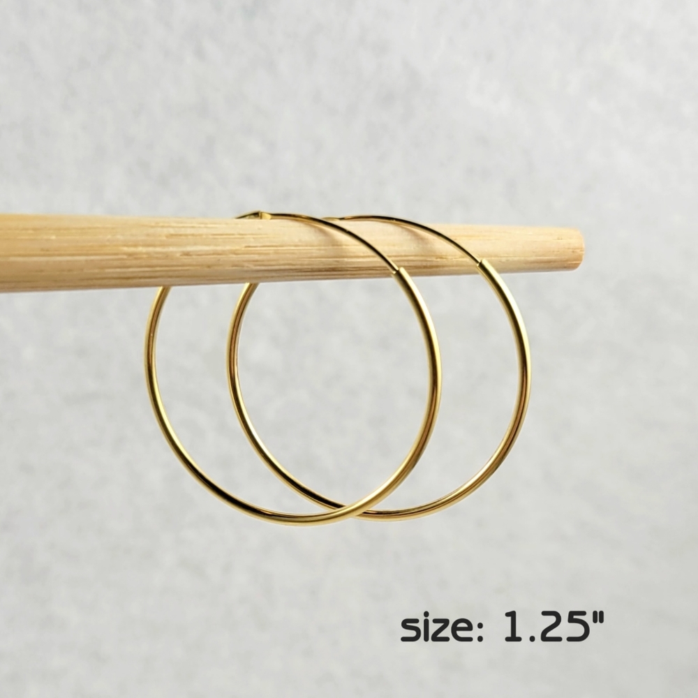 Mariela Gold Hoops